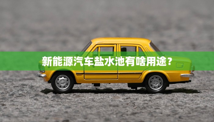 新能源汽车盐水池有啥用途？
