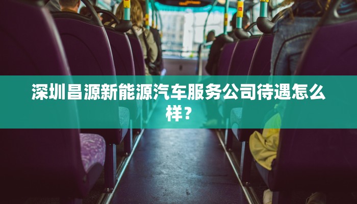 深圳昌源新能源汽车服务公司待遇怎么样？