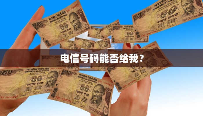 电信号码能否给我？
