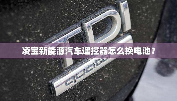 凌宝新能源汽车遥控器怎么换电池？