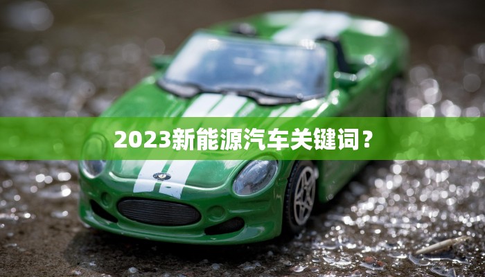 2023新能源汽车关键词？