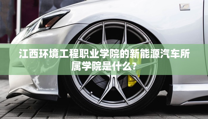 江西环境工程职业学院的新能源汽车所属学院是什么?