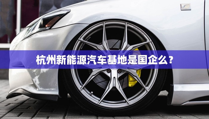 杭州新能源汽车基地是国企么？