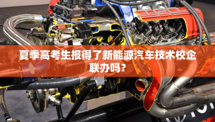 夏季高考生报得了新能源汽车技术校企联办吗？