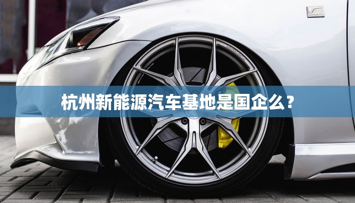 杭州新能源汽车基地是国企么？