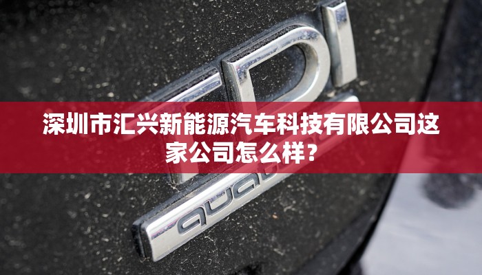 深圳市汇兴新能源汽车科技有限公司这家公司怎么样？