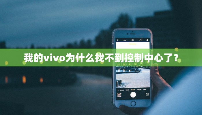 我的vivo为什么找不到控制中心了？