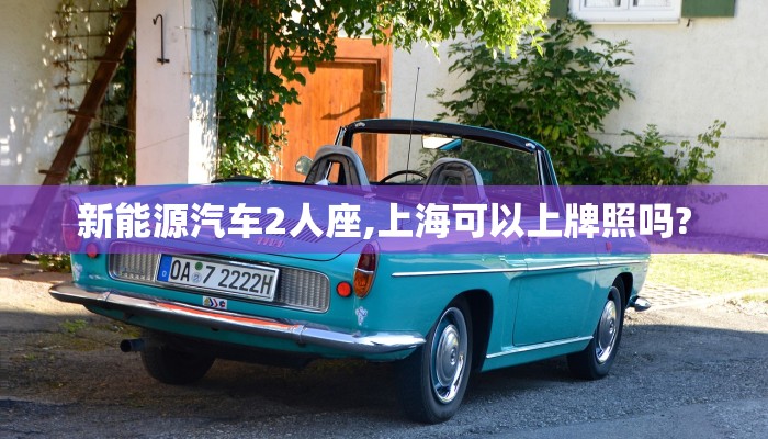 新能源汽车2人座,上海可以上牌照吗?