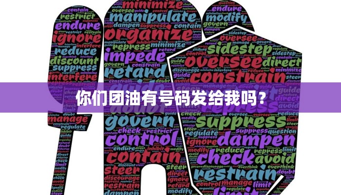 你们团油有号码发给我吗？