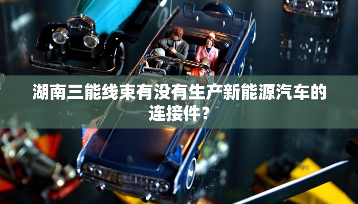 湖南三能线束有没有生产新能源汽车的连接件？
