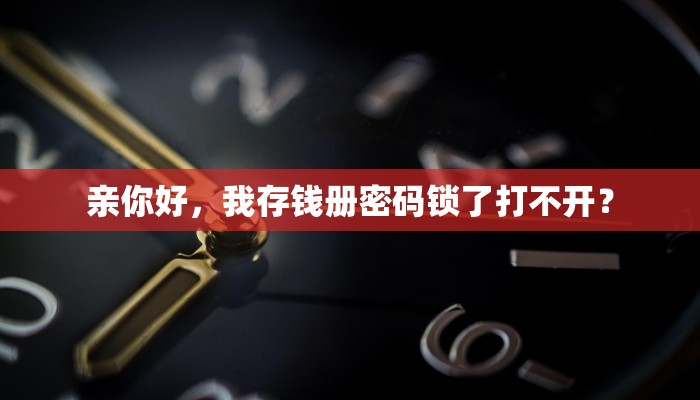 亲你好，我存钱册密码锁了打不开？
