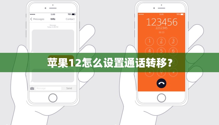 苹果12怎么设置通话转移？