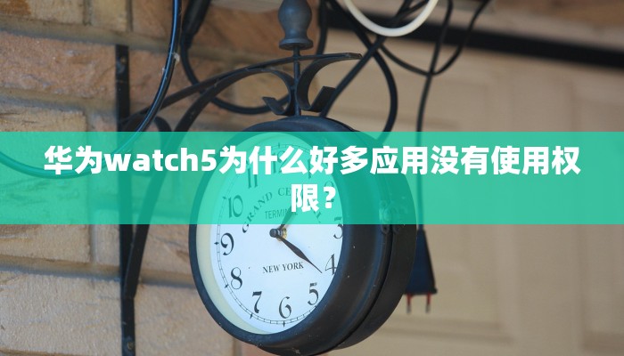 华为watch5为什么好多应用没有使用权限？
