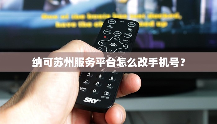 纳可苏州服务平台怎么改手机号？