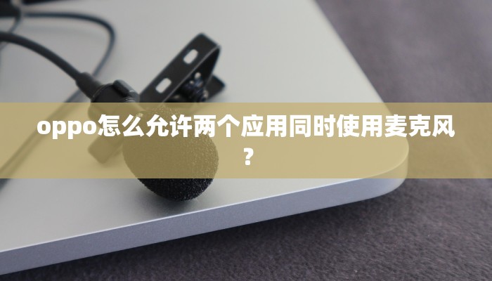 oppo怎么允许两个应用同时使用麦克风？