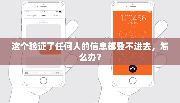 这个验证了任何人的信息都登不进去，怎么办？