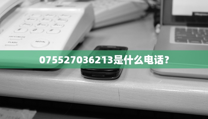 075527036213是什么电话？