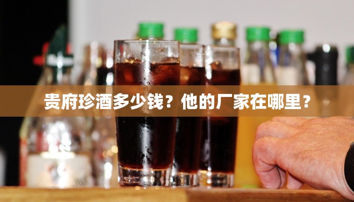 贵府珍酒多少钱？他的厂家在哪里？