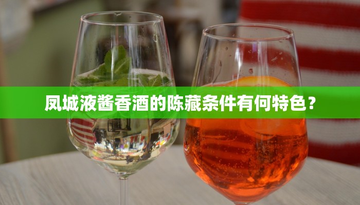 凤城液酱香酒的陈藏条件有何特色？