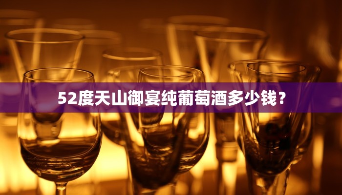 52度天山御宴纯葡萄酒多少钱？