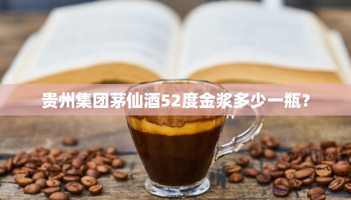 贵州集团茅仙酒52度金浆多少一瓶？