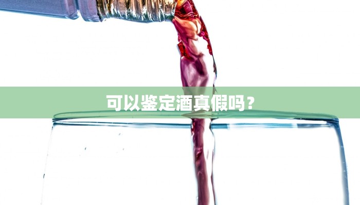 可以鉴定酒真假吗？
