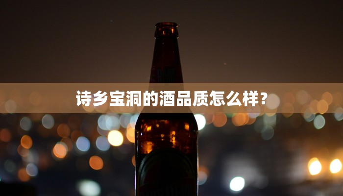 诗乡宝洞的酒品质怎么样？