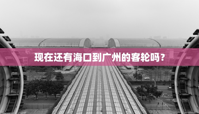 现在还有海口到广州的客轮吗？
