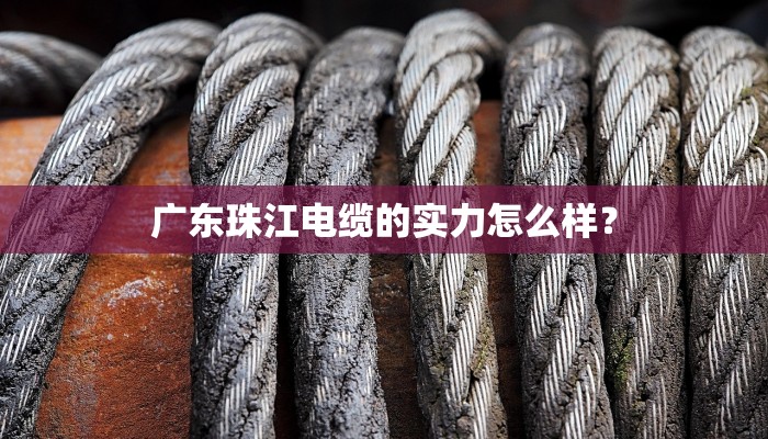 广东珠江电缆的实力怎么样？