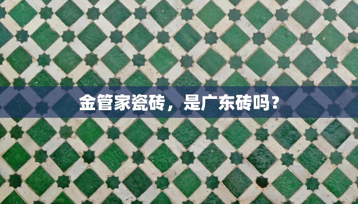 金管家瓷砖，是广东砖吗？