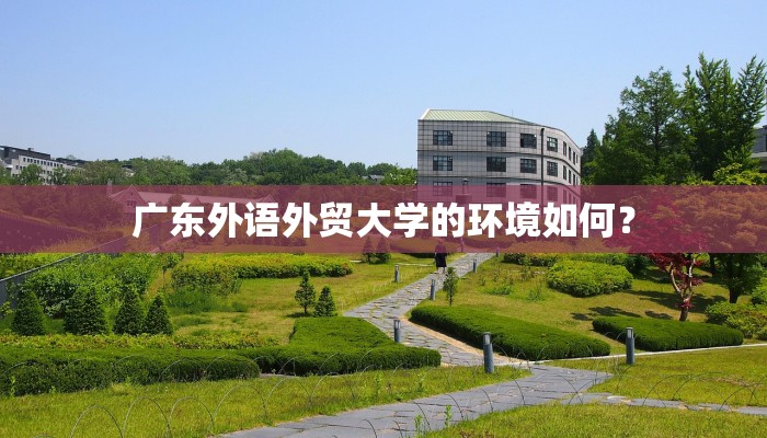 广东外语外贸大学的环境如何？