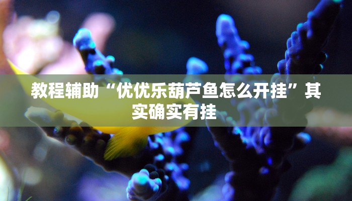 教程辅助“优优乐葫芦鱼怎么开挂”其实确实有挂 