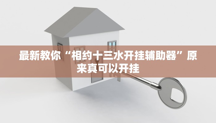 最新教你“相约十三水开挂辅助器”原来真可以开挂