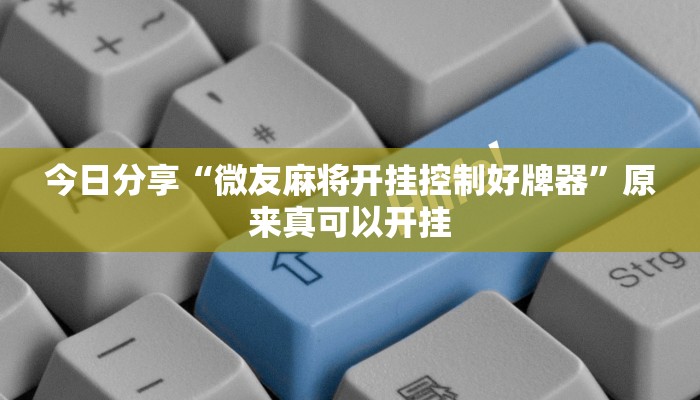 今日分享“微友麻将开挂控制好牌器”原来真可以开挂