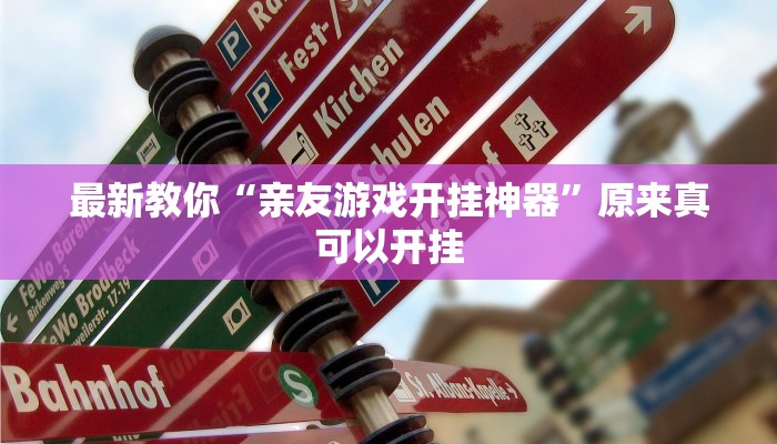 最新教你“亲友游戏开挂神器”原来真可以开挂
