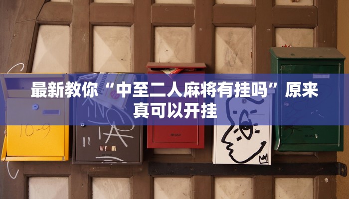 最新教你“中至二人麻将有挂吗”原来真可以开挂