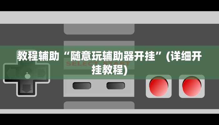 教程辅助“随意玩辅助器开挂”(详细开挂教程)