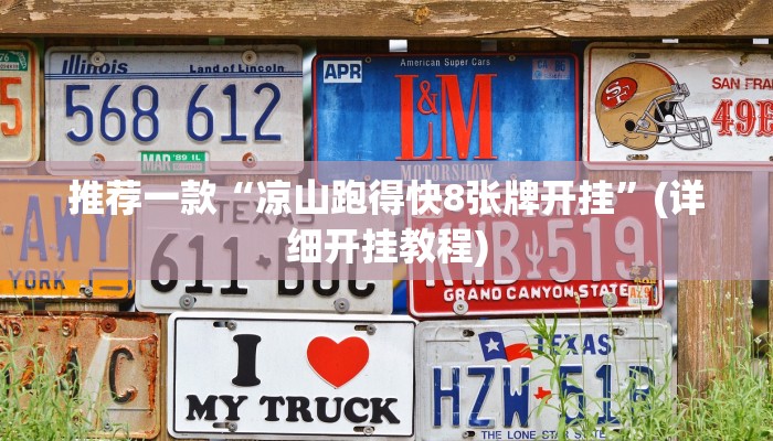 推荐一款“凉山跑得快8张牌开挂”(详细开挂教程)