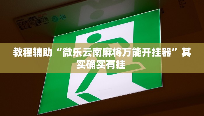 推荐一款“鸿运茶馆开挂神器”(详细开挂教程)