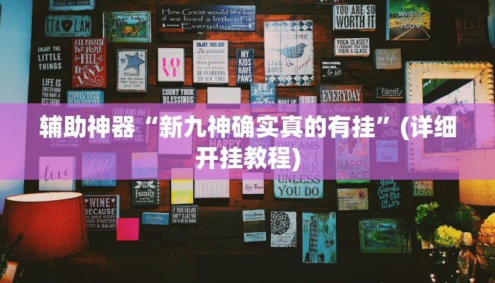 辅助神器“新九神确实真的有挂”(详细开挂教程)