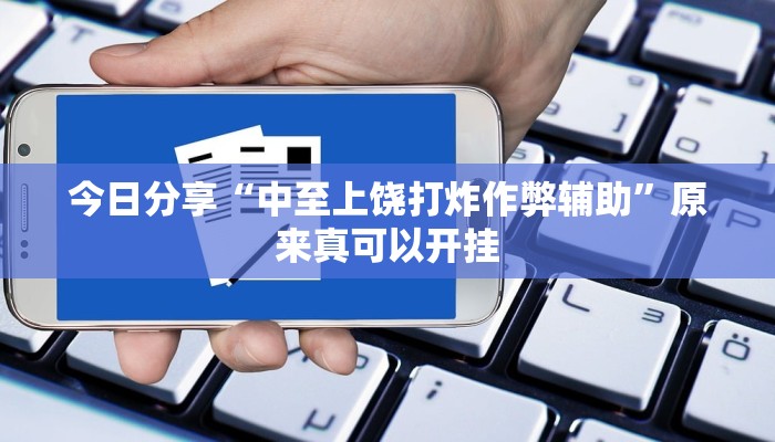 今日分享“中至上饶打炸作弊辅助”原来真可以开挂