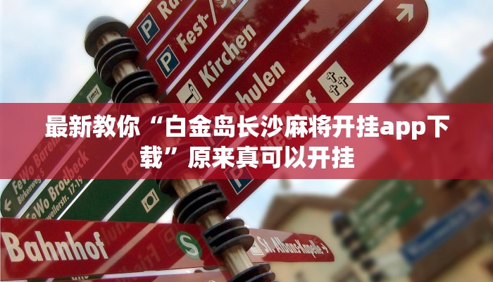 最新教你“白金岛长沙麻将开挂app下载”原来真可以开挂
