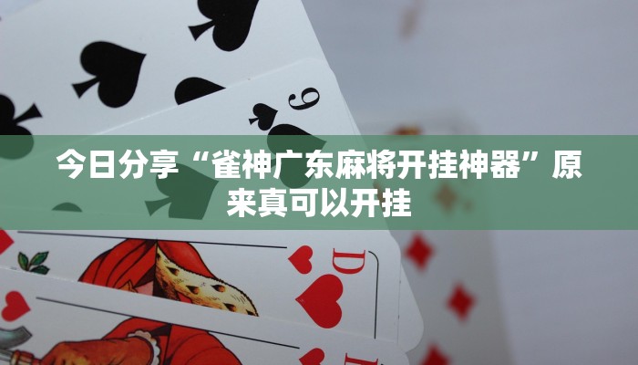 今日分享“雀神广东麻将开挂神器”原来真可以开挂