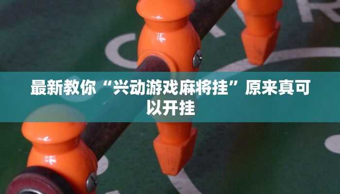 最新教你“兴动游戏麻将挂”原来真可以开挂