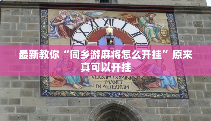 最新教你“同乡游麻将怎么开挂”原来真可以开挂