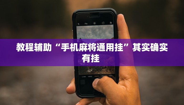 教程辅助“手机麻将通用挂”其实确实有挂 