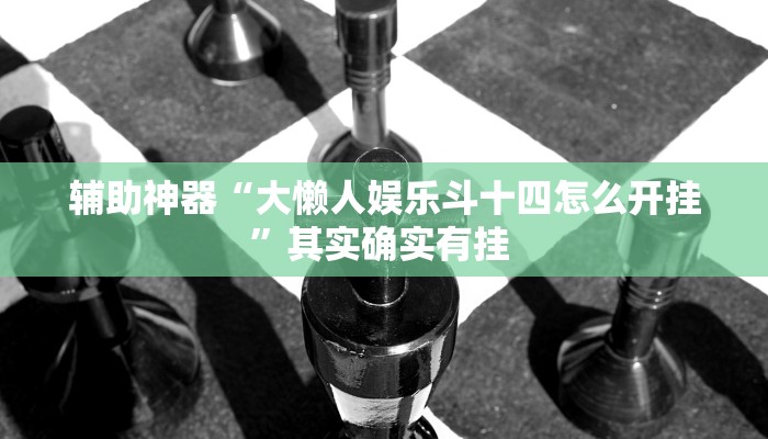 辅助神器“大懒人娱乐斗十四怎么开挂”其实确实有挂 