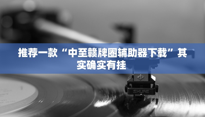 推荐一款“中至赣牌圈辅助器下载”其实确实有挂 