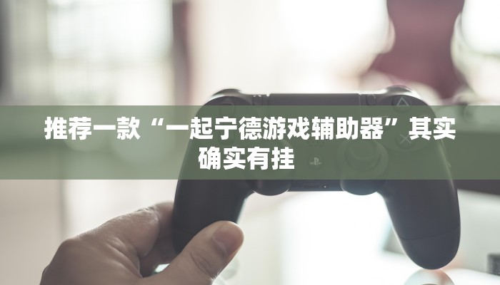 推荐一款“一起宁德游戏辅助器”其实确实有挂 
