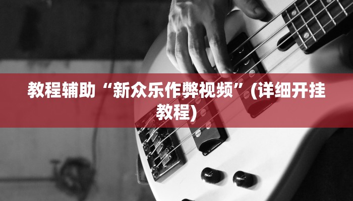 教程辅助“新众乐作弊视频”(详细开挂教程)